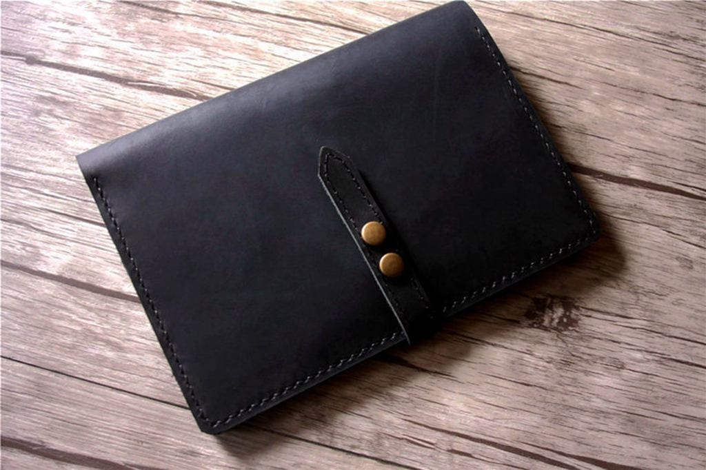 Custom Leather Moleskine Cover Journal Holder