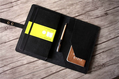 Custom Leather Moleskine Cover Journal Holder