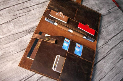 Personalized Leather iPad Leather Sleeve Case