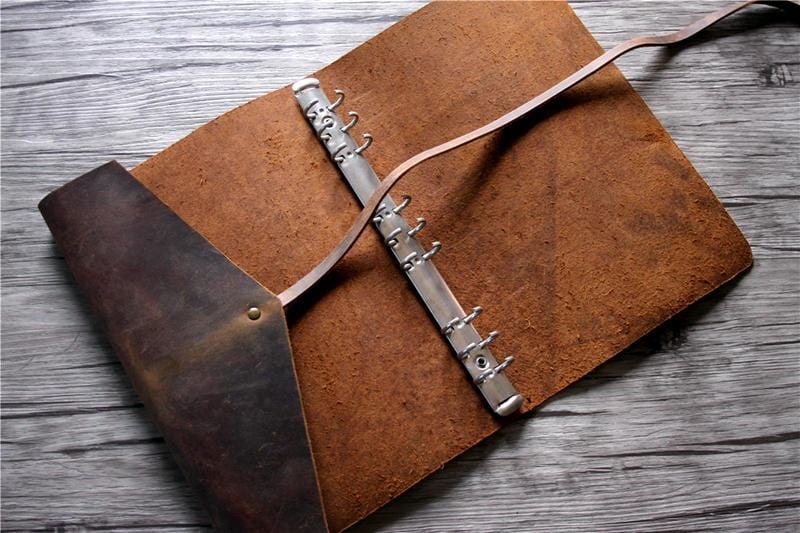 Custom Leather Notebook Binder