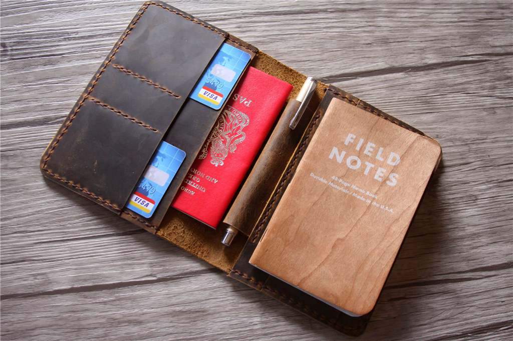 Personalized Leather Field Notes Cover Holder