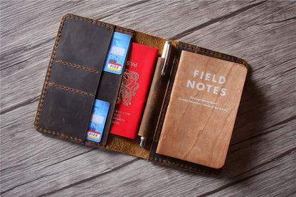 Personalized Leather Field Notes Cover Holder