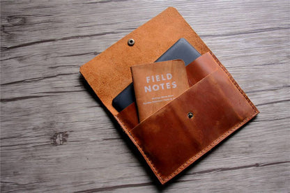 Personalized Leather Kindle Cover Sleeve