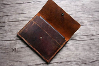 Personalized Leather Kindle Voyage Case Sleeve