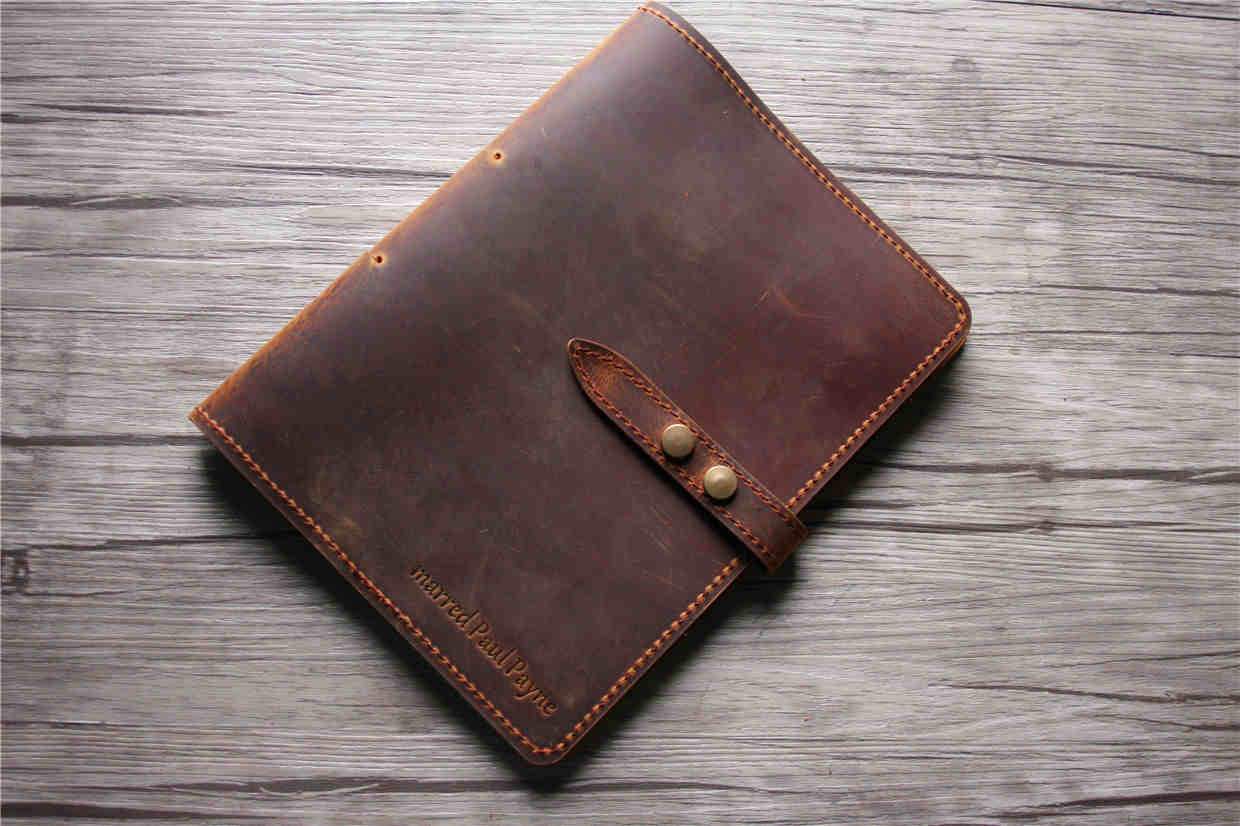 Custom Leather Notebook Holder