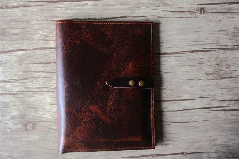 Personalized a4 Business Leather Writing Folder Portfolio