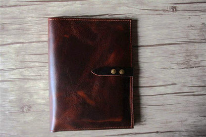 Personalized a4 Business Leather Writing Folder Portfolio