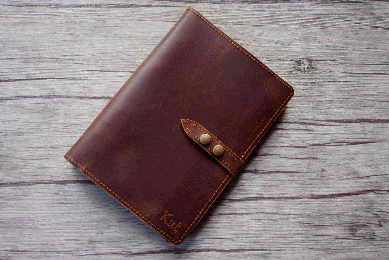 Personalized Leather Sketchbook Cover Journal
