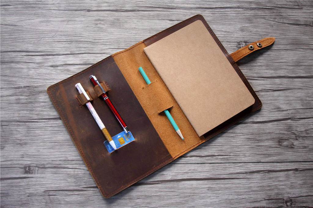 Personalized Journal Cover Leather Notebook Case