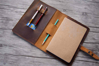 Custom A5 Leather Drawing Journal Cover