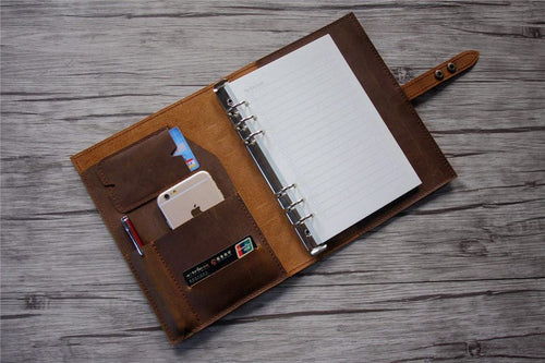 Handmade Leather Bullet Journal Planner