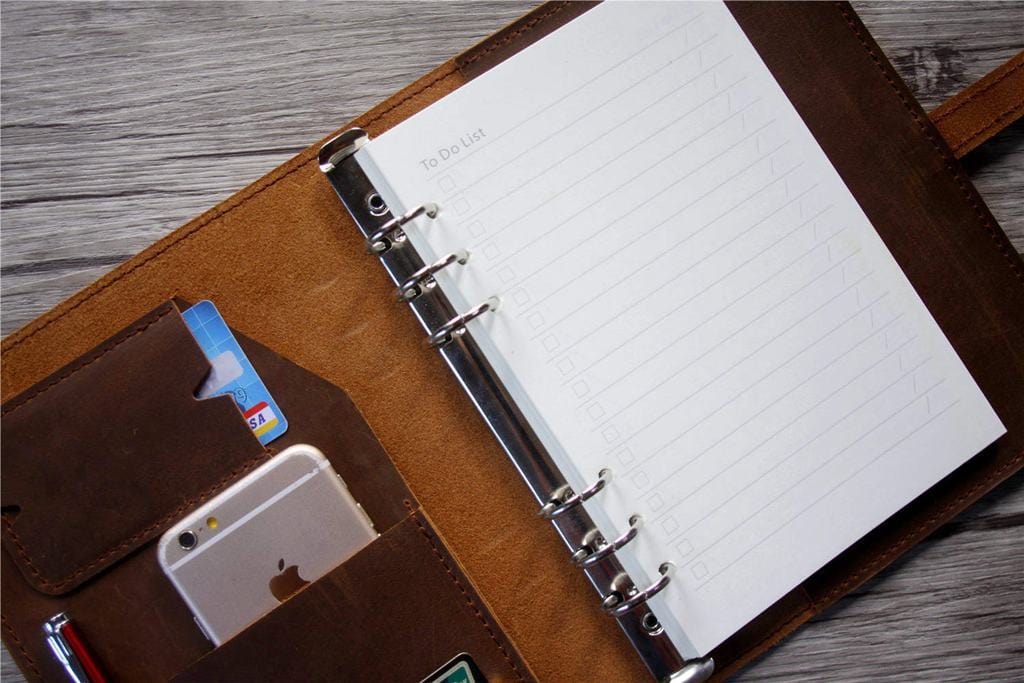 Personalized Bullet Journal Cover Notebook Holder