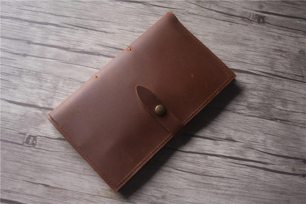 Rustic Leather Travelers Notebook Cover
