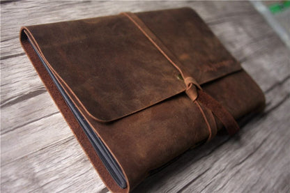 Personalized Leather Bridal Memory Book Photo Album