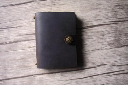 Handmade Leather Field Notes Size Traveler's Notebook Journal