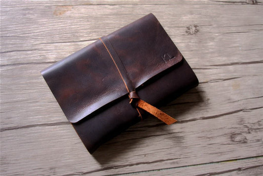 Monogrammed Handcrafted Leather Baby Kid Quotes Memory Book Album