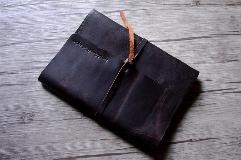 Handcrafted Embossed Leather Picture Memory Book Album