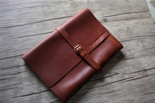 Personalized Leather Retirement Memory Book Photo Album