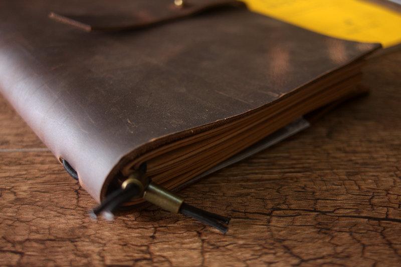 Custom Leather A5 Travelers Notebook Journal