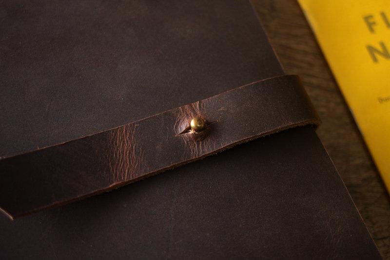 Custom Leather A5 Travelers Notebook Journal