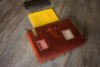 Personalized Leather Traveler's Journal Notebook