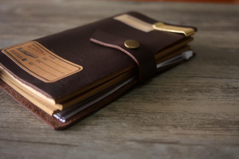 Personalized Leather Personal Size Traveler's Notebook