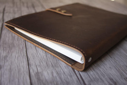 Handcrafted Refillable B5 Leather Journal Notebook