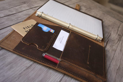 Handcrafted Refillable B5 Leather Journal Notebook