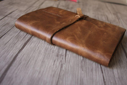 Engraved Genuine Leather Sketchbook