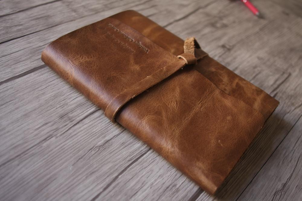 Engraved Genuine Leather Sketchbook