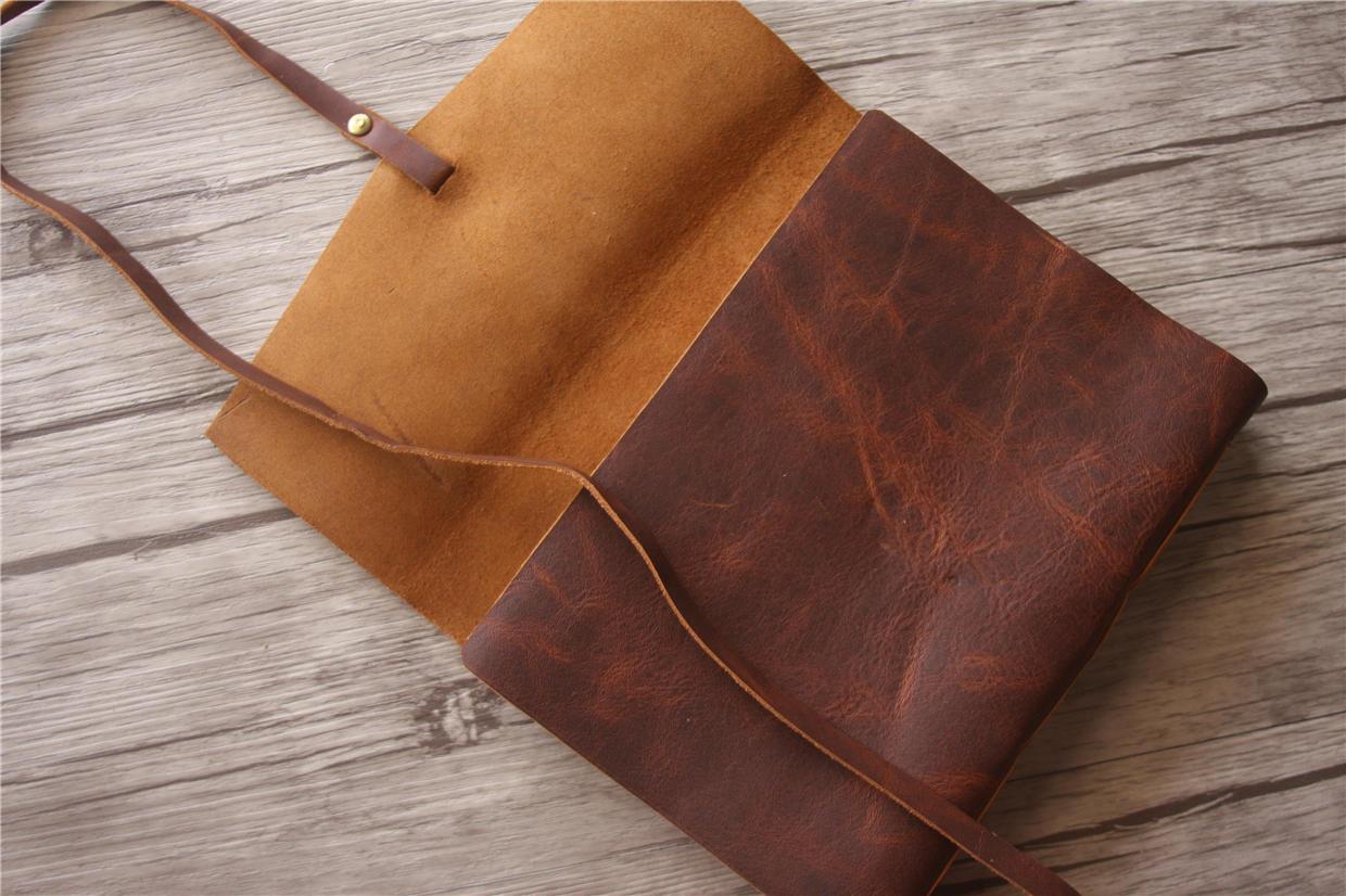 Personalized Leather Photo Guest Book
