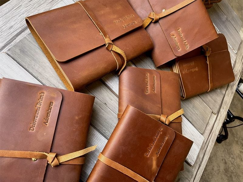 Personalized Leather Journal with Lined Paper