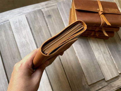 Personalized Leather Journal with Lined Paper