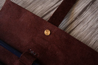 Custom Leather Pencil Holder Sleeve