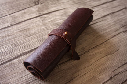 Custom Leather Pencil Holder Sleeve