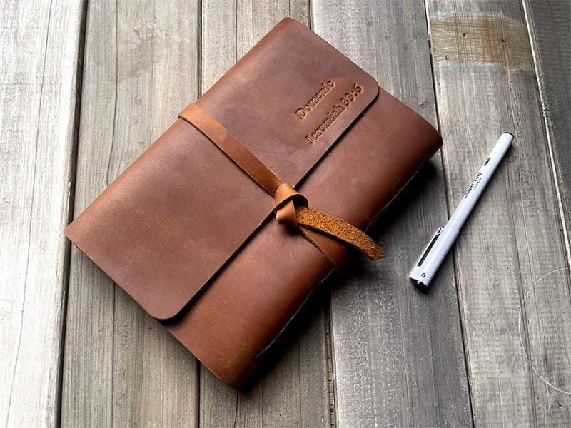 Personalized Leather Journals for Her
