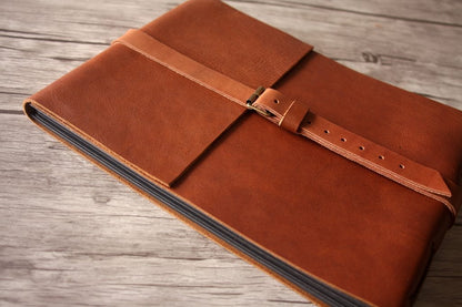Personalized Leather Picture Frame Guest Book Album