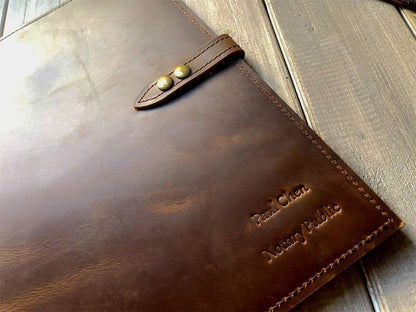 Designer Macbook Pro 13-Inch Leather Sleeve Case