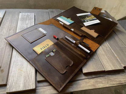 Personalized Leather Macbook 15 inch Cover Sleeve