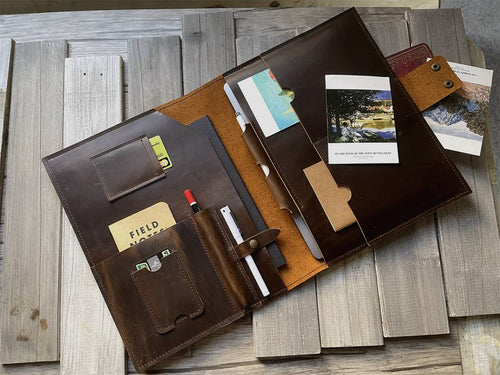 Personalized Leather Macbook 15 inch Cover Sleeve