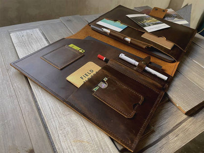 Personalized Leather Macbook 15 inch Cover Sleeve