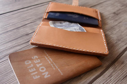 Custom Leather Passport Holder Sleeve