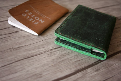 Personalized Leather Passport Sleeve Cover
