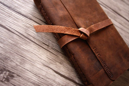 Personalized Leather Baby Shower Guest Book