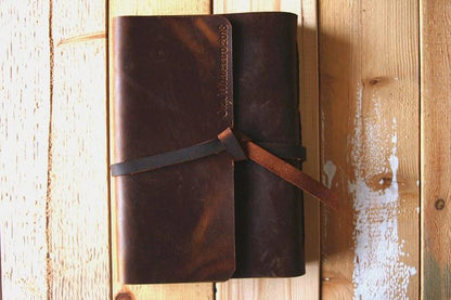 Custom Leather Creative Guest Photo Book
