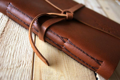 Custom Embossed Leather Bound Album Book