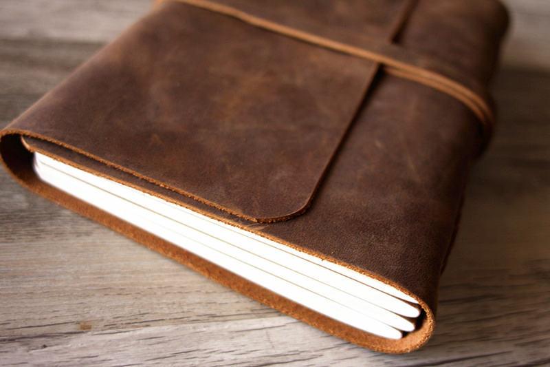 Vintage Leather Writing Notebook