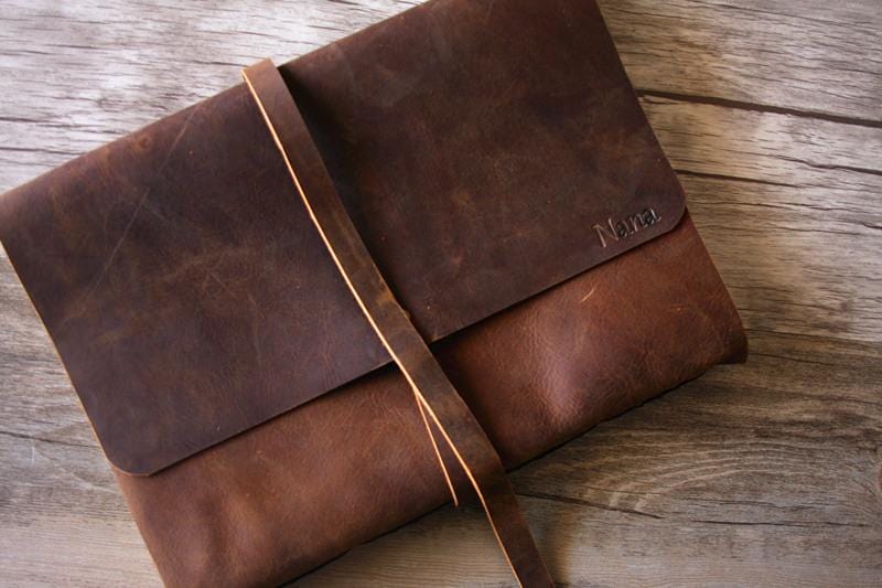 Personalized Best Memory Books Full Grain Leather Album