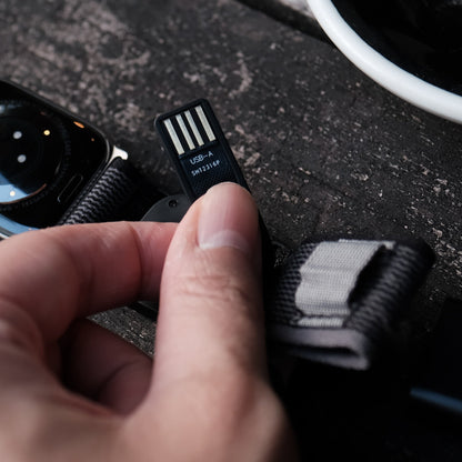 Charge Weave elegante Apple Watch Armband für stilvollen Komfort