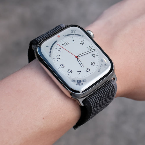 Charge Weave elegante Apple Watch Armband für stilvollen Komfort